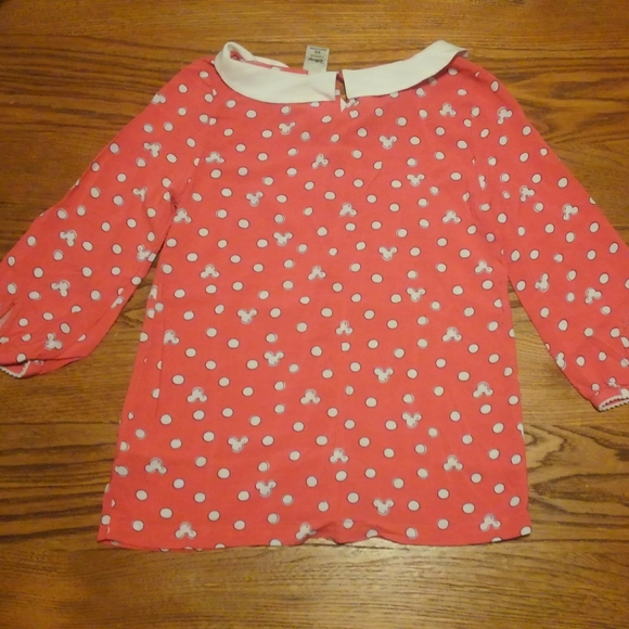 ✨ Disney PJs Pajama 🏰 Shirt XS  Mickey Minnie 🎀 Mouse 🐀 Lauren Conrad 💎 - Picture 3 of 11